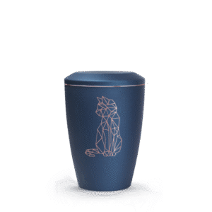 urne-aus-metall-edition-karat-navyblau-mit-katzenmotiv-und-kupferzierstreifen